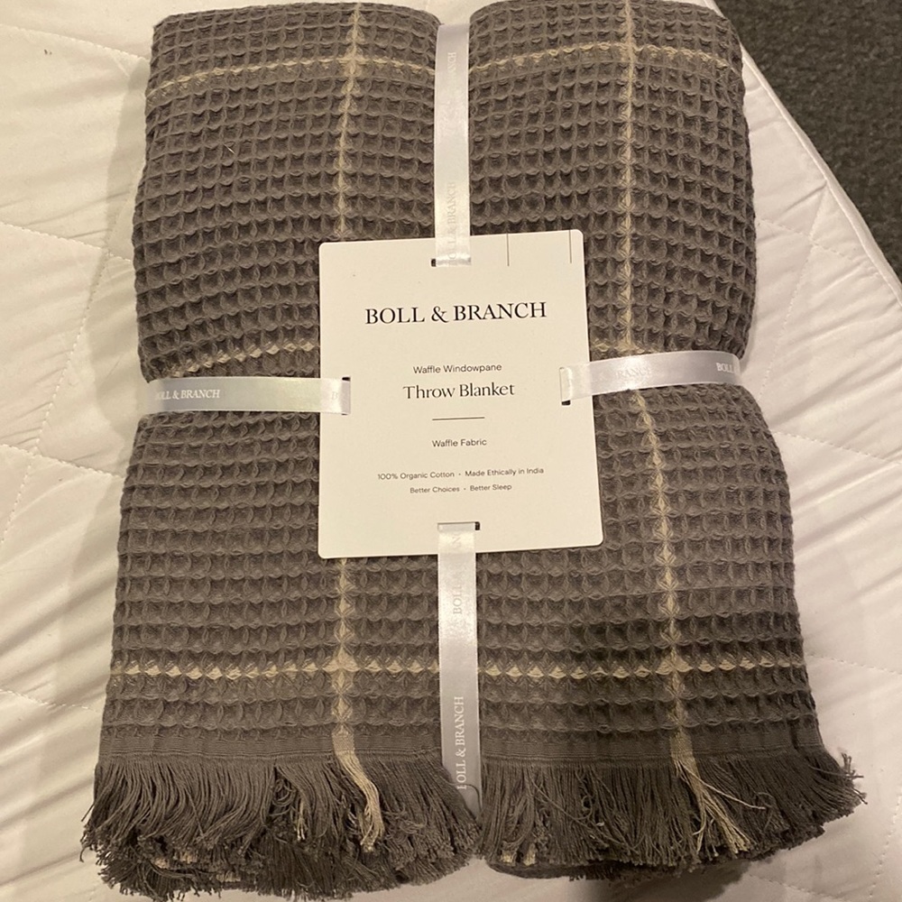 NWT Boll and Branch Throw
